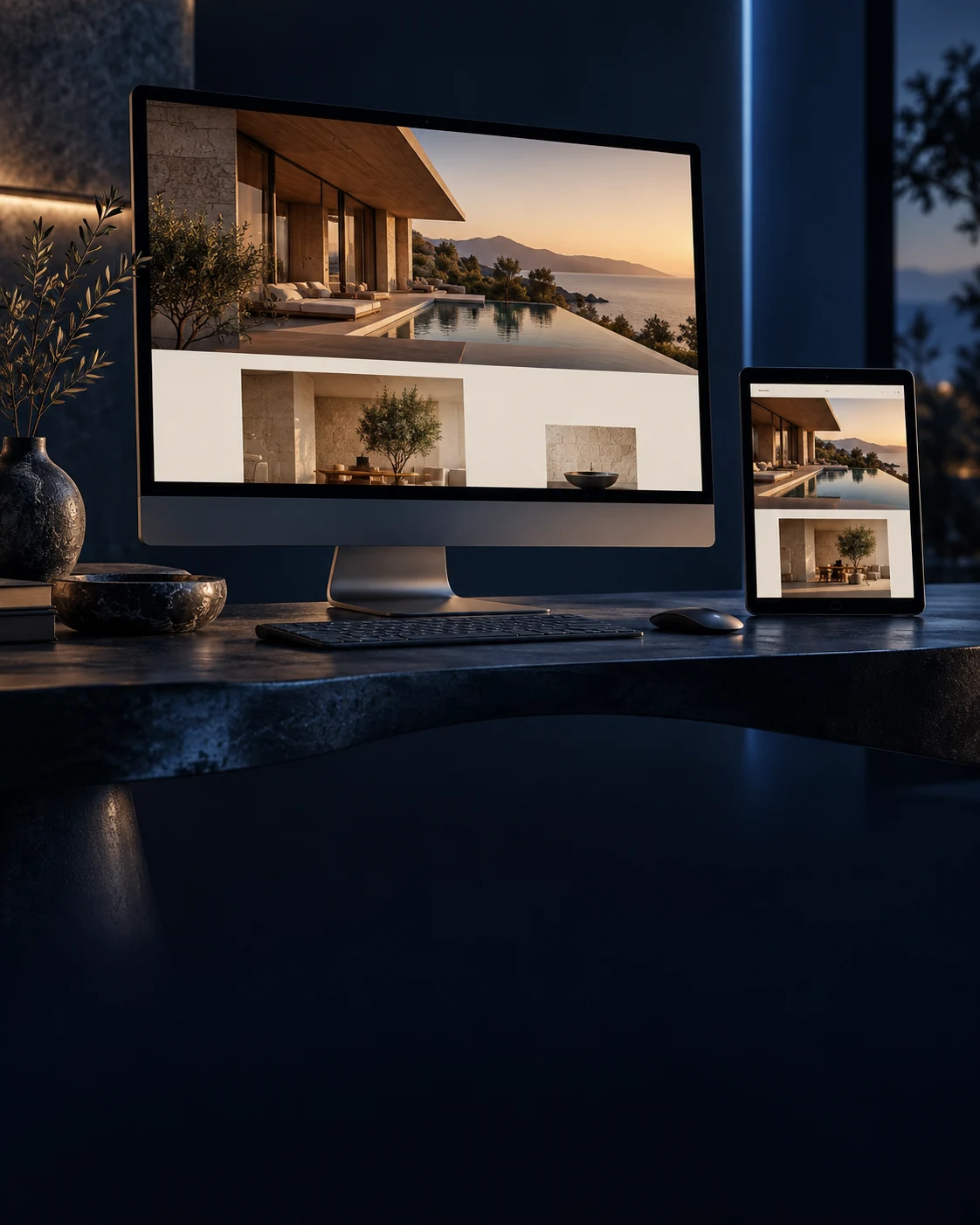 Websites & commerce concept workspace